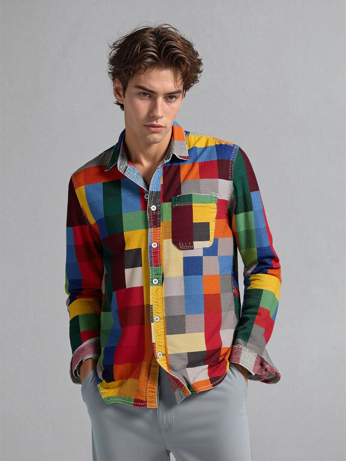 Lucas | Long-Sleeve Shirt with Pocket