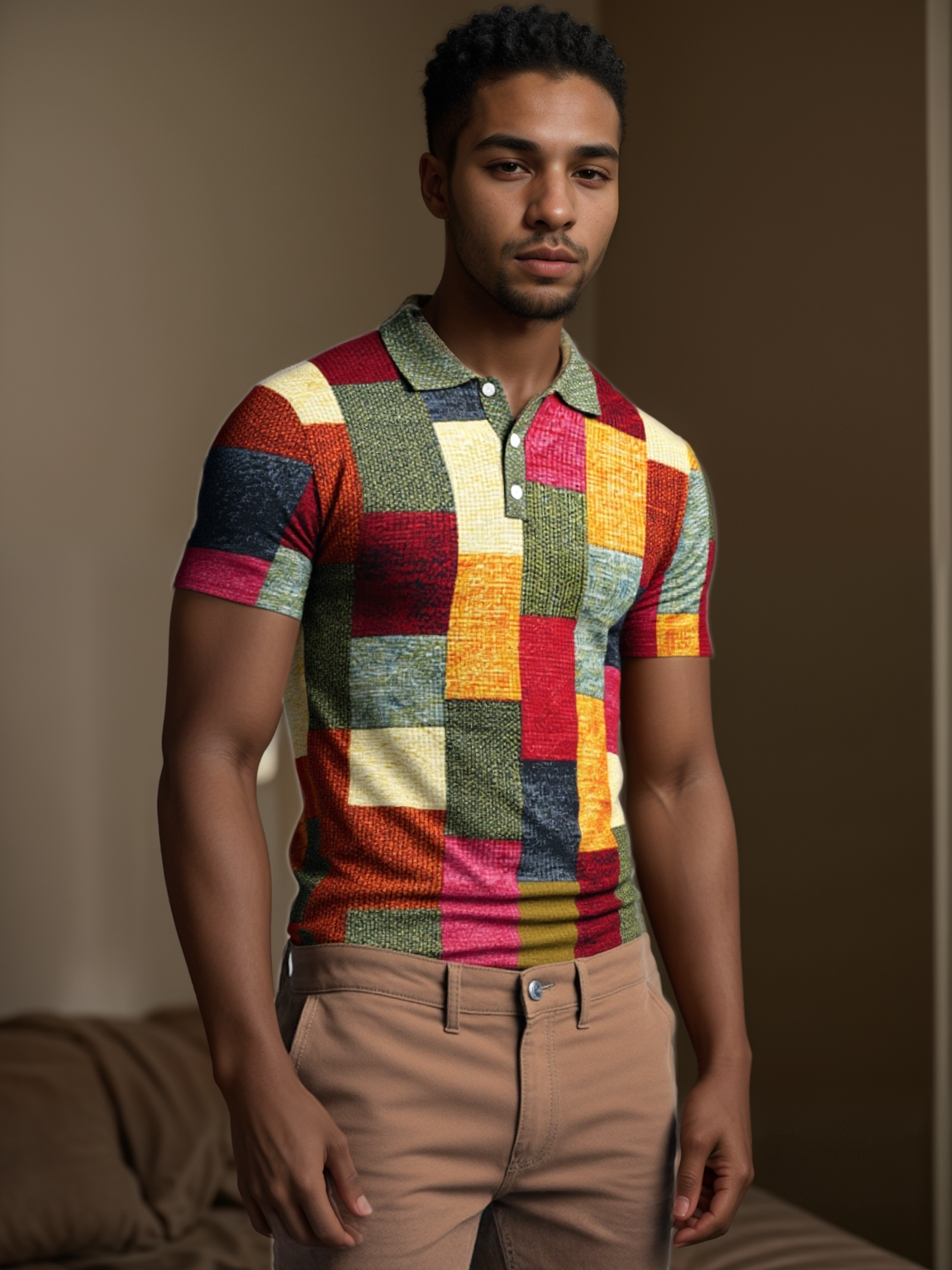 Raffaele™ MULTI-COLORED POLO IN MODERN STYLE