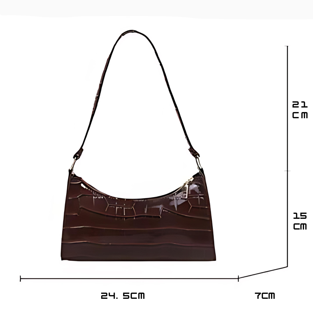 Olivia - Shiny Leather Handbag
