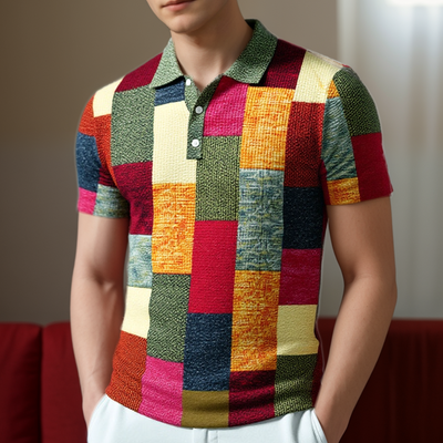 Raffaele™ MULTI-COLORED POLO IN MODERN STYLE