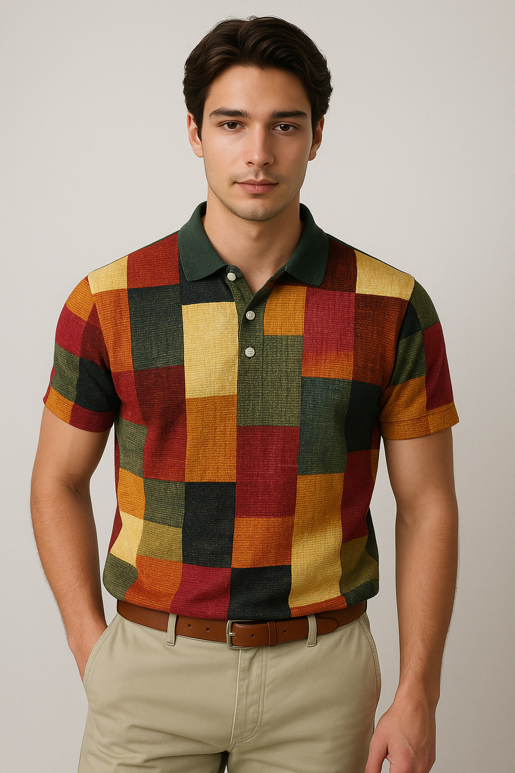 Raffaele™ MULTI-COLORED POLO IN MODERN STYLE