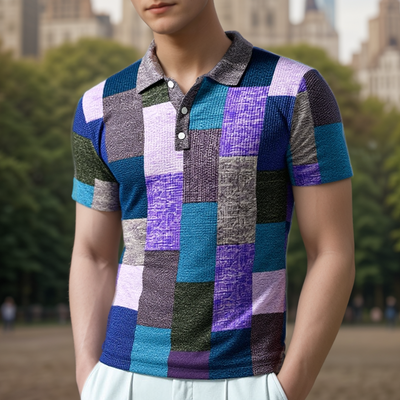 Raffaele™ MULTI-COLORED POLO IN MODERN STYLE