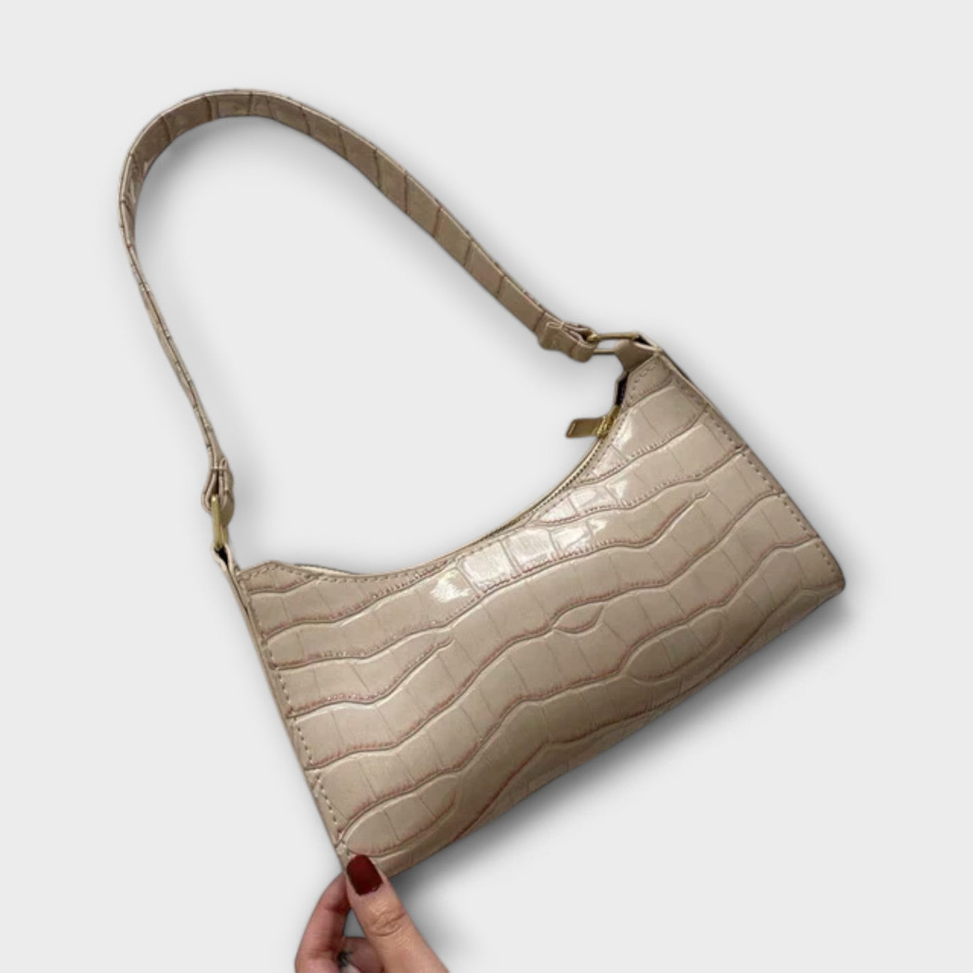 Olivia - Shiny Leather Handbag