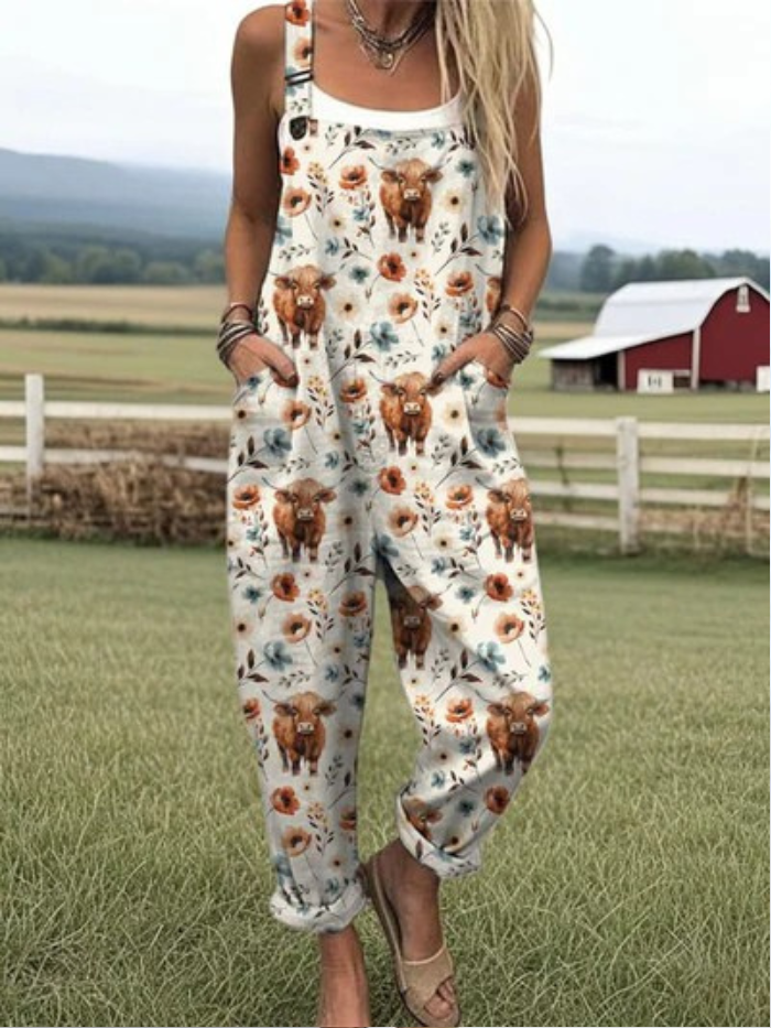 Melany - Lightweight Vintage Jumpsuit
