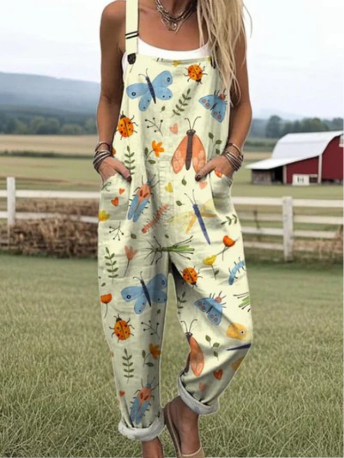 Victoria - Lightweight Vintage Jumpsuit
