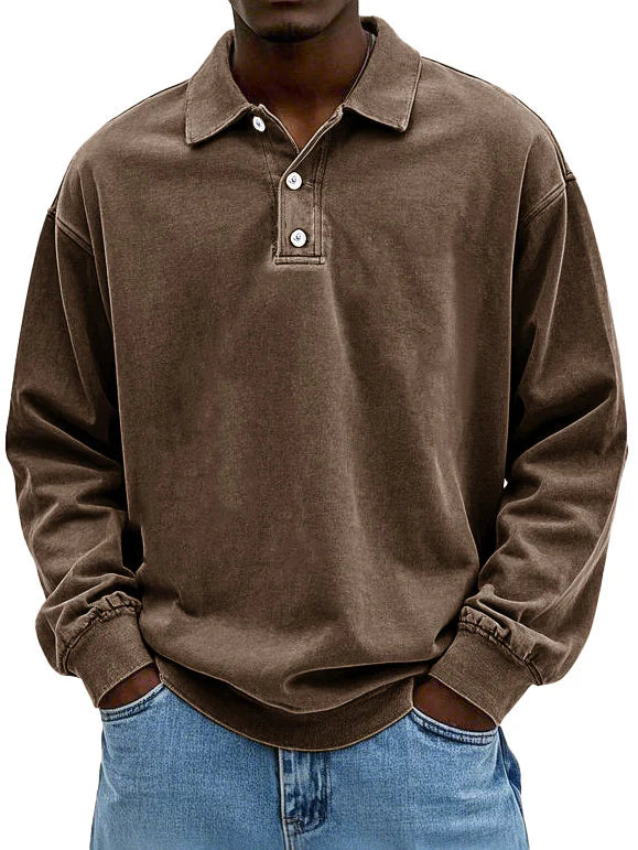 Elijah™ | Vintage Long Sleeve Shirt